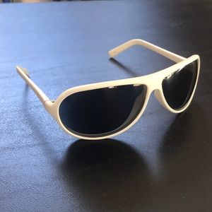 Claiborne white sunglasses 🕶